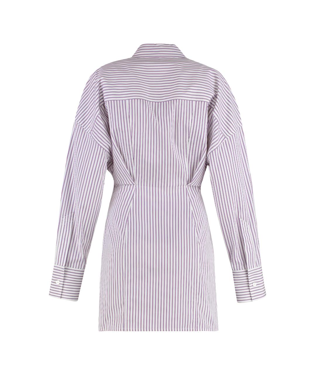 THE ATTICO Розовое хлопковое повседневное платье, фото 2