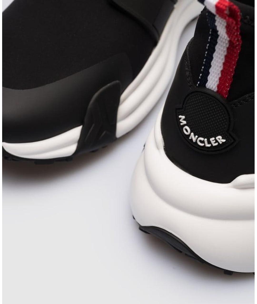MONCLER Черные кроссовки, фото 5