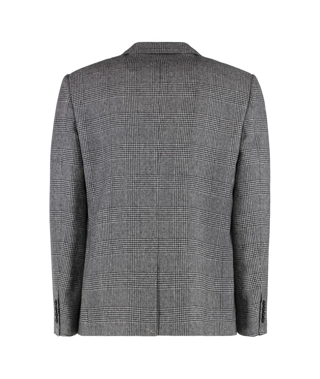 CELINE Черный шерстяной пиджак, фото 2