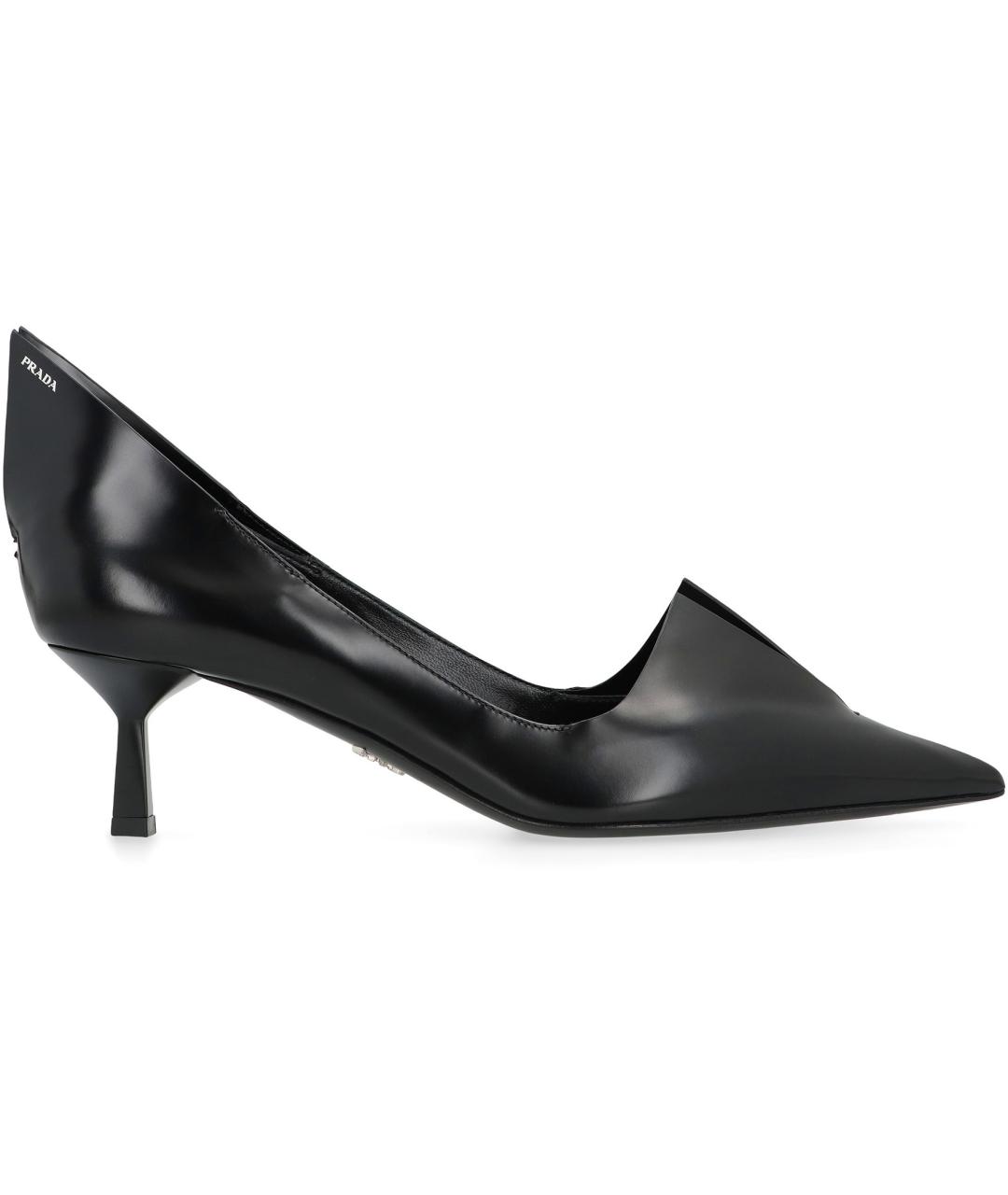 PRADA Черные кожаные туфли, фото 2