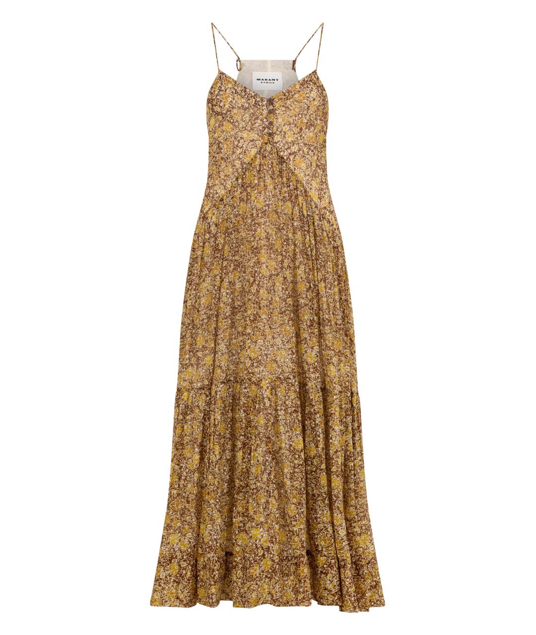 ISABEL MARANT ETOILE Бежевое хлопковое повседневное платье, фото 1