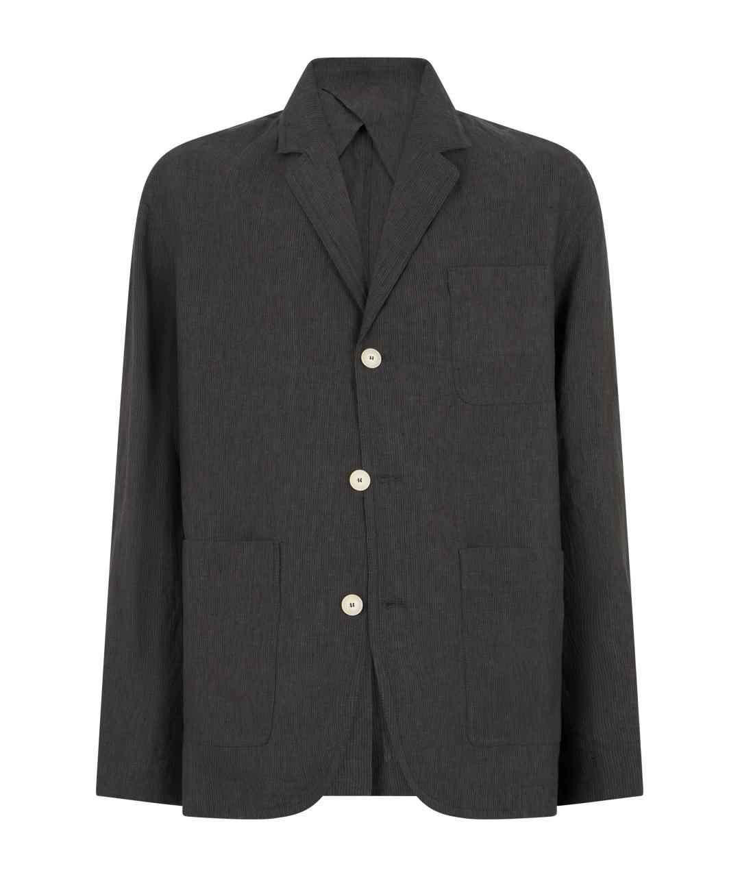 JACQUEMUS Серый вискозный пиджак, фото 1