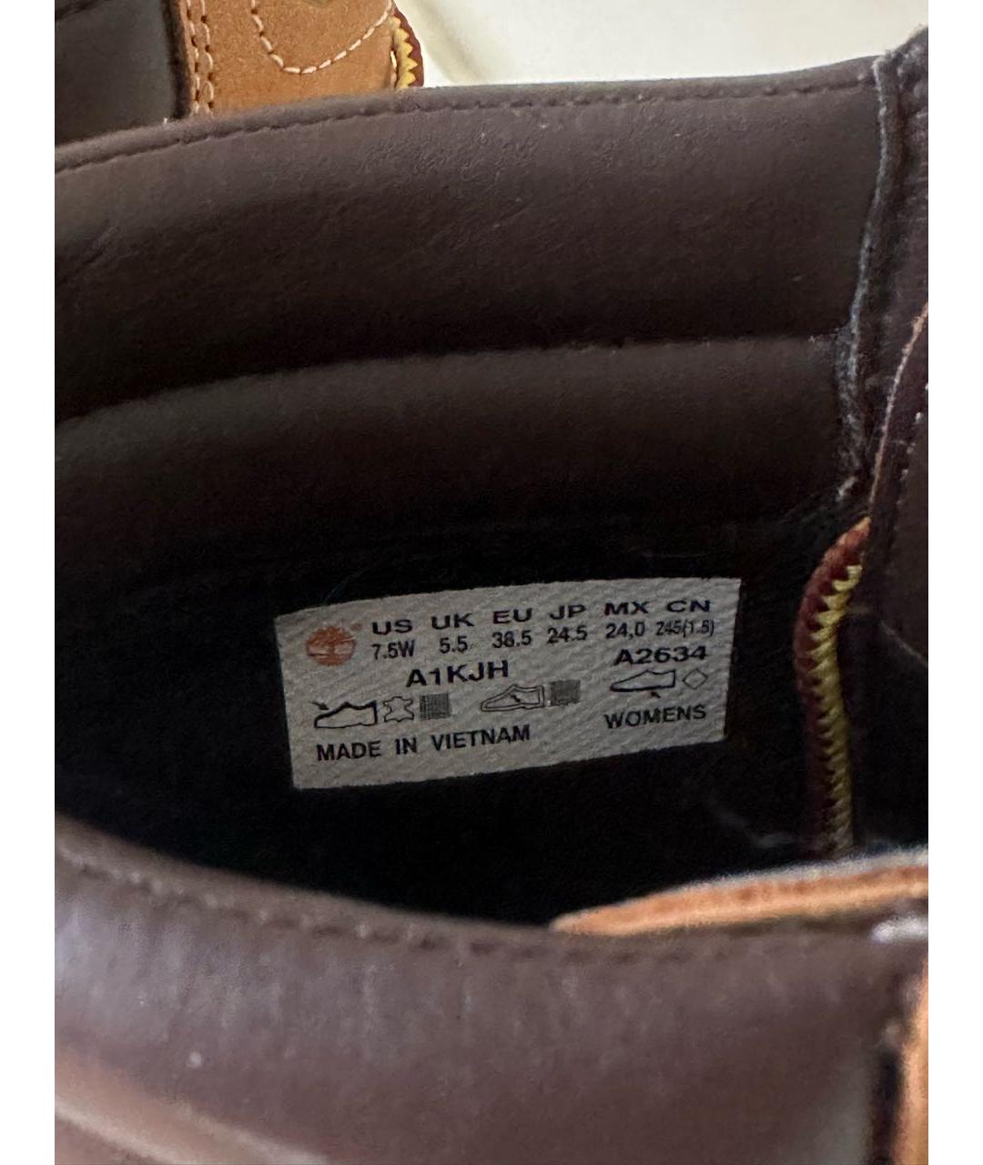 TIMBERLAND Оранжевое замшевые сапоги, фото 7