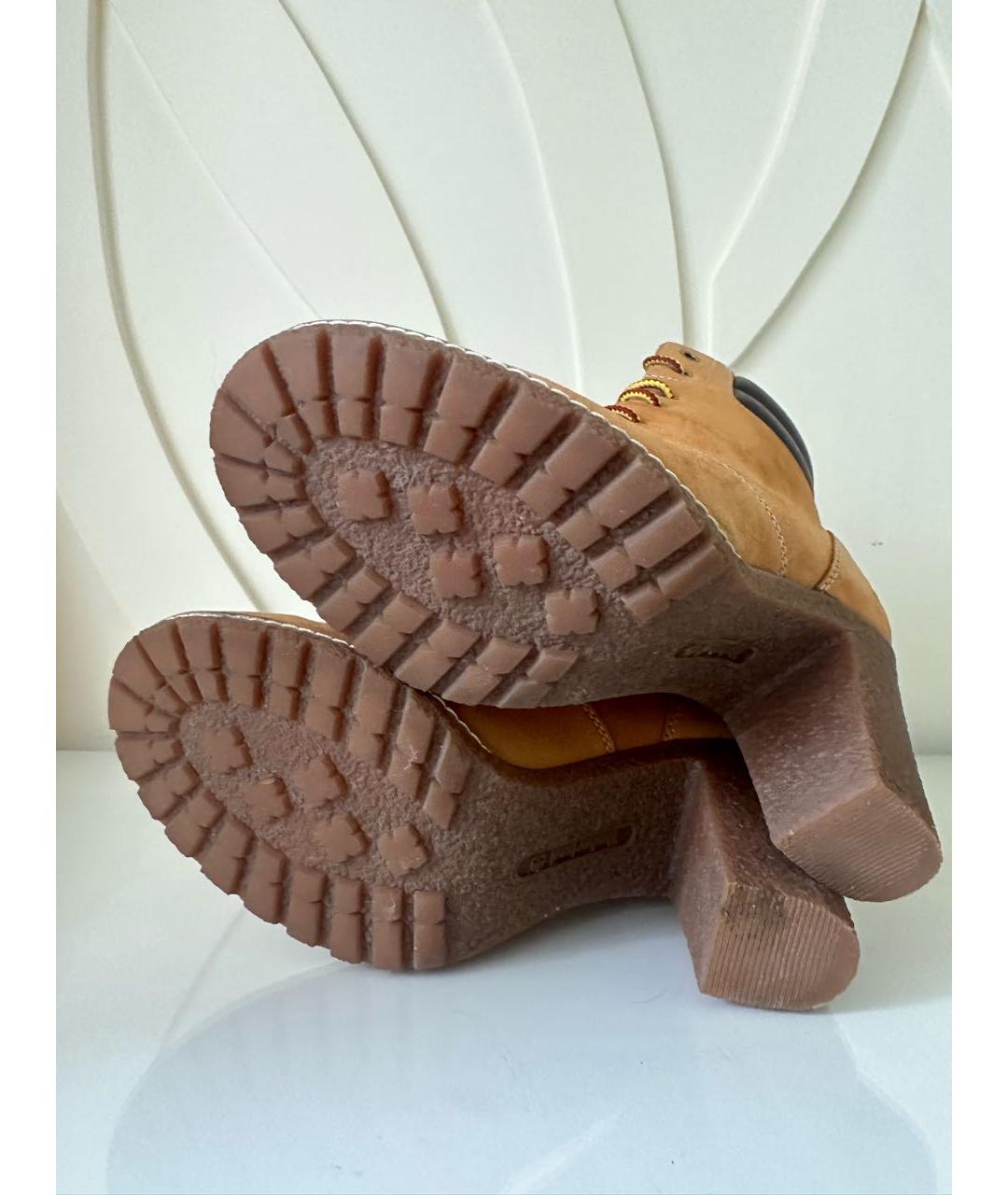 TIMBERLAND Оранжевое замшевые сапоги, фото 6