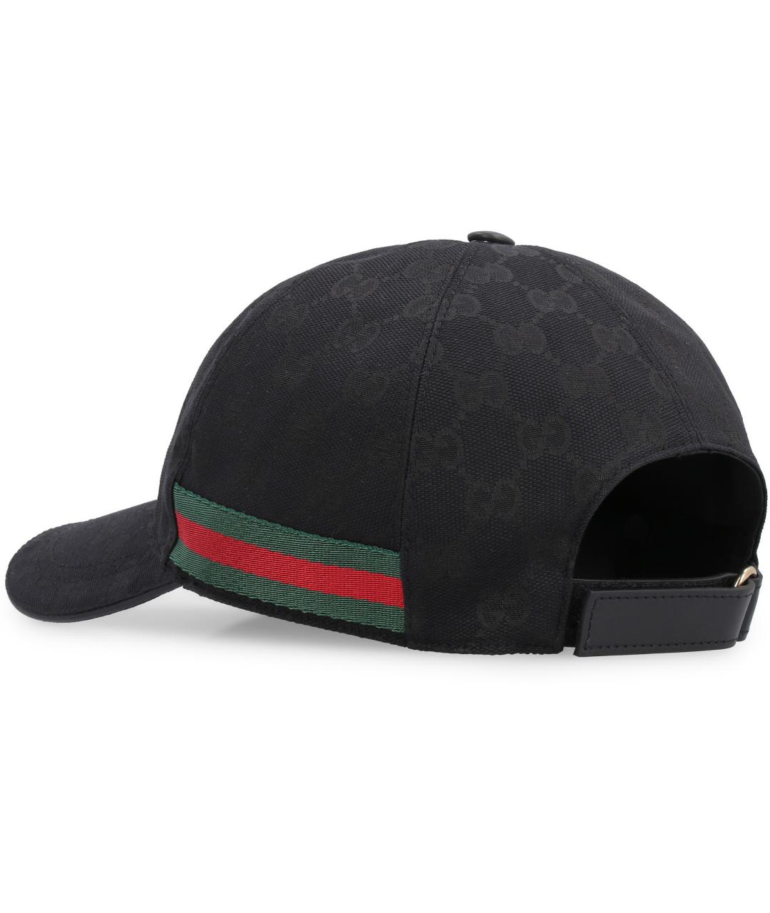 GUCCI Черная синтетическая кепка/бейсболка, фото 3