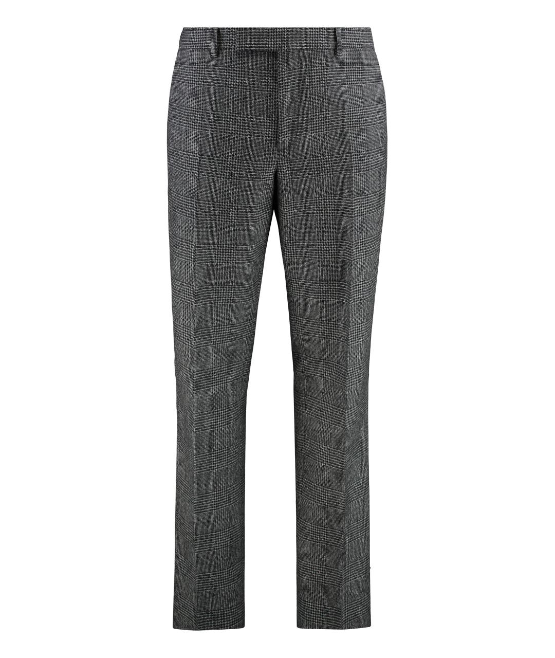 CELINE Черные шерстяные классические брюки, фото 1