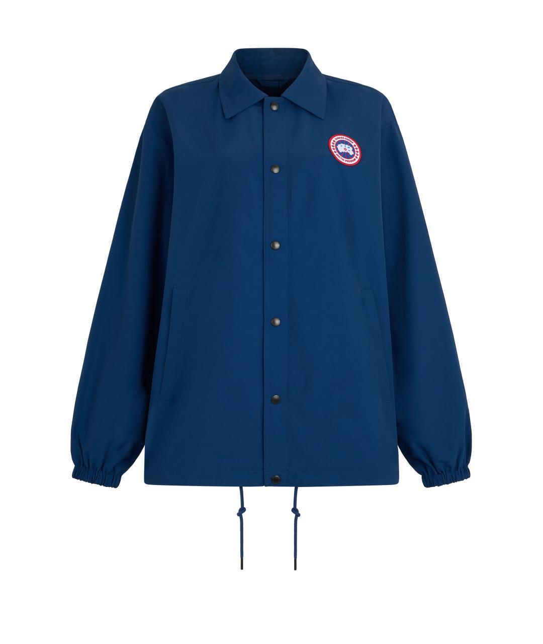 CANADA GOOSE Синяя полиамидовая куртка, фото 3