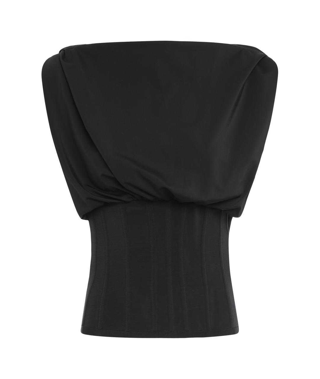 FROLOV Черная полиамидовая майка, фото 3