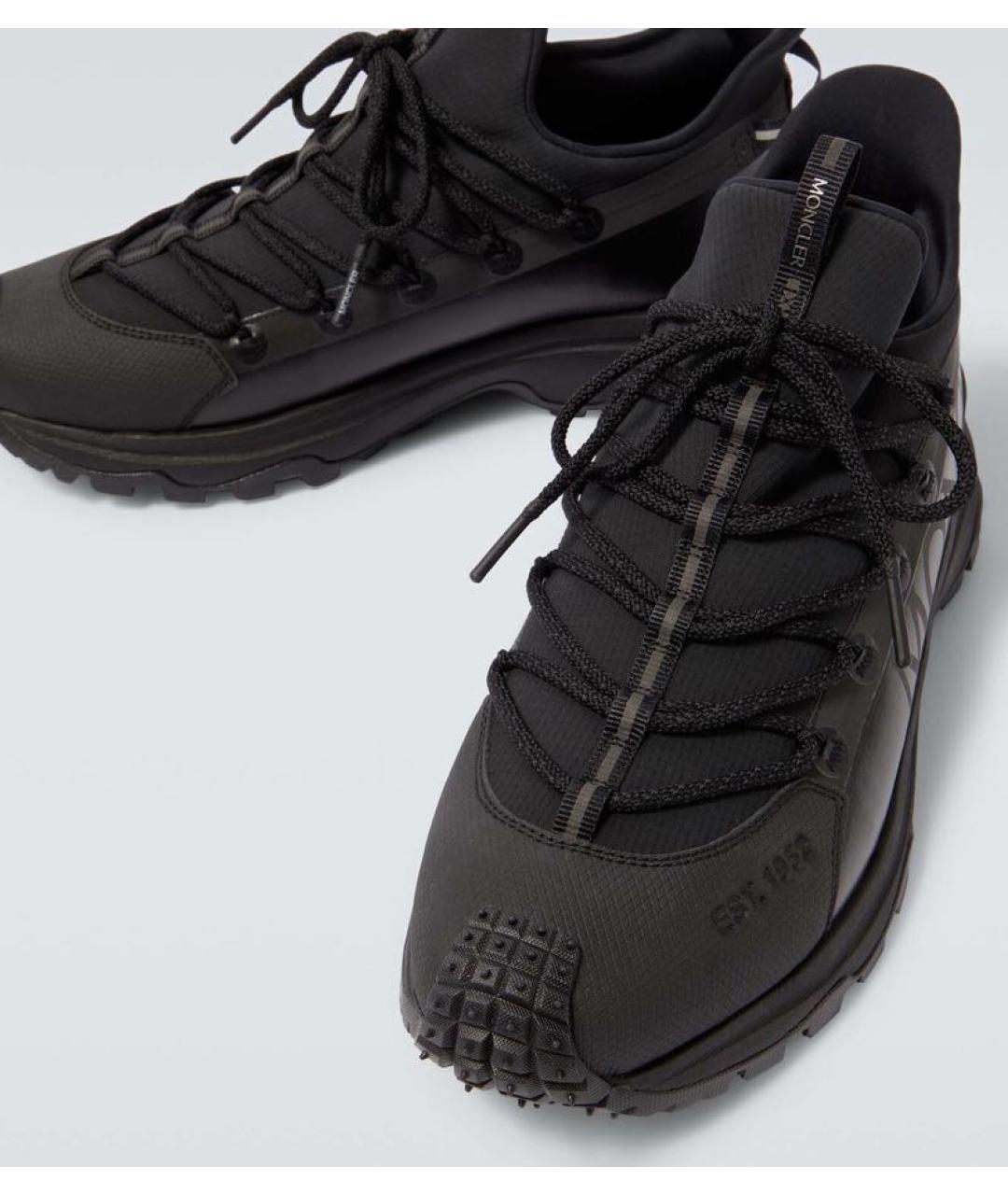 MONCLER Черные кроссовки, фото 6