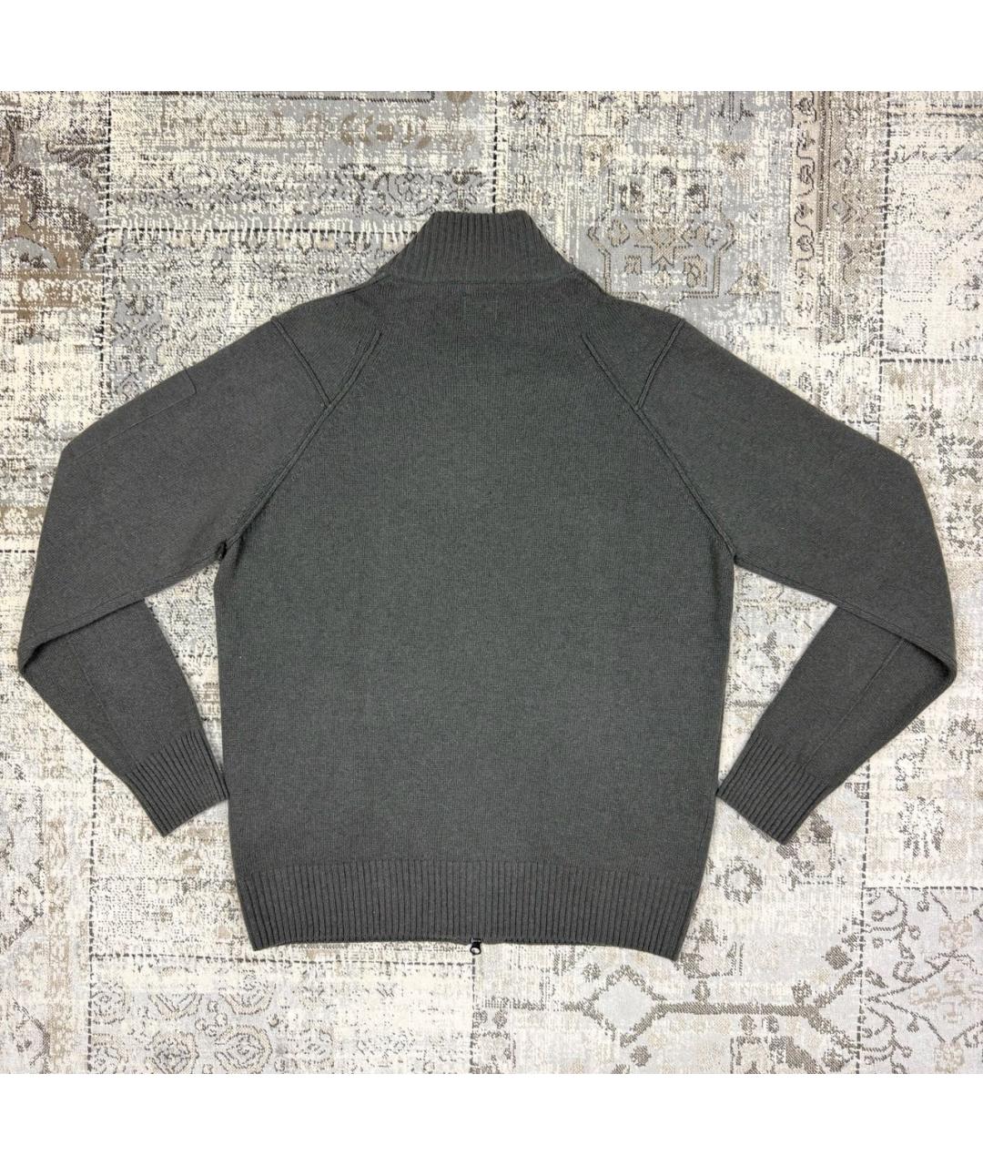 CP COMPANY Антрацитовый шерстяной кардиган, фото 2