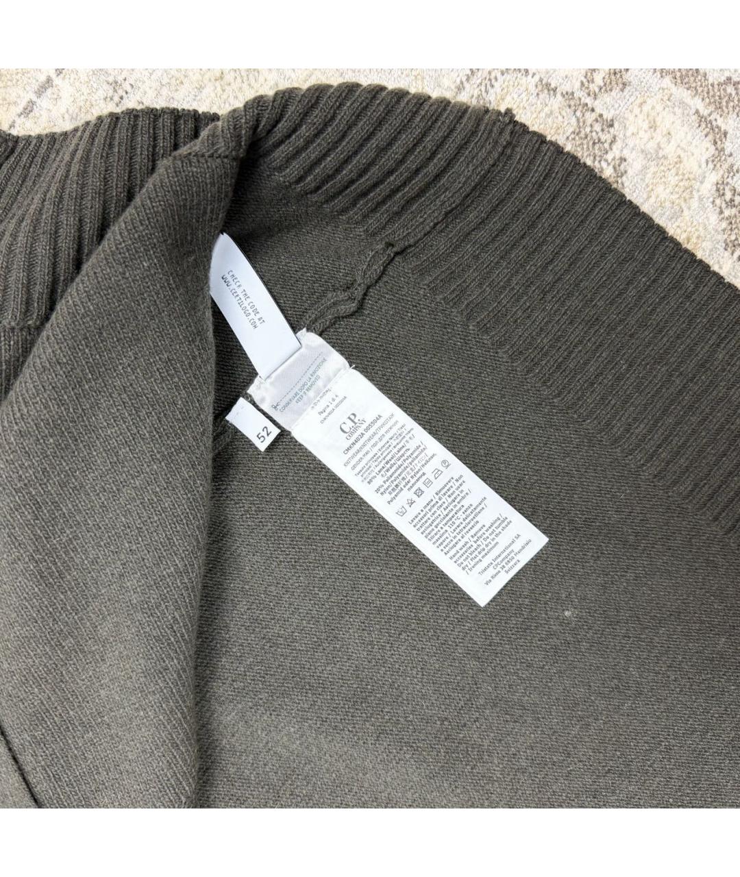 CP COMPANY Антрацитовый шерстяной кардиган, фото 5