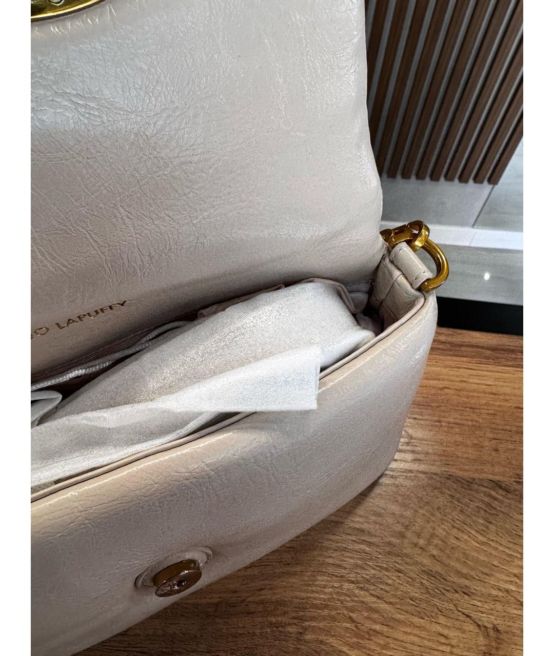 LIU JO Бежевая сумка тоут из искусственной кожи, фото 4