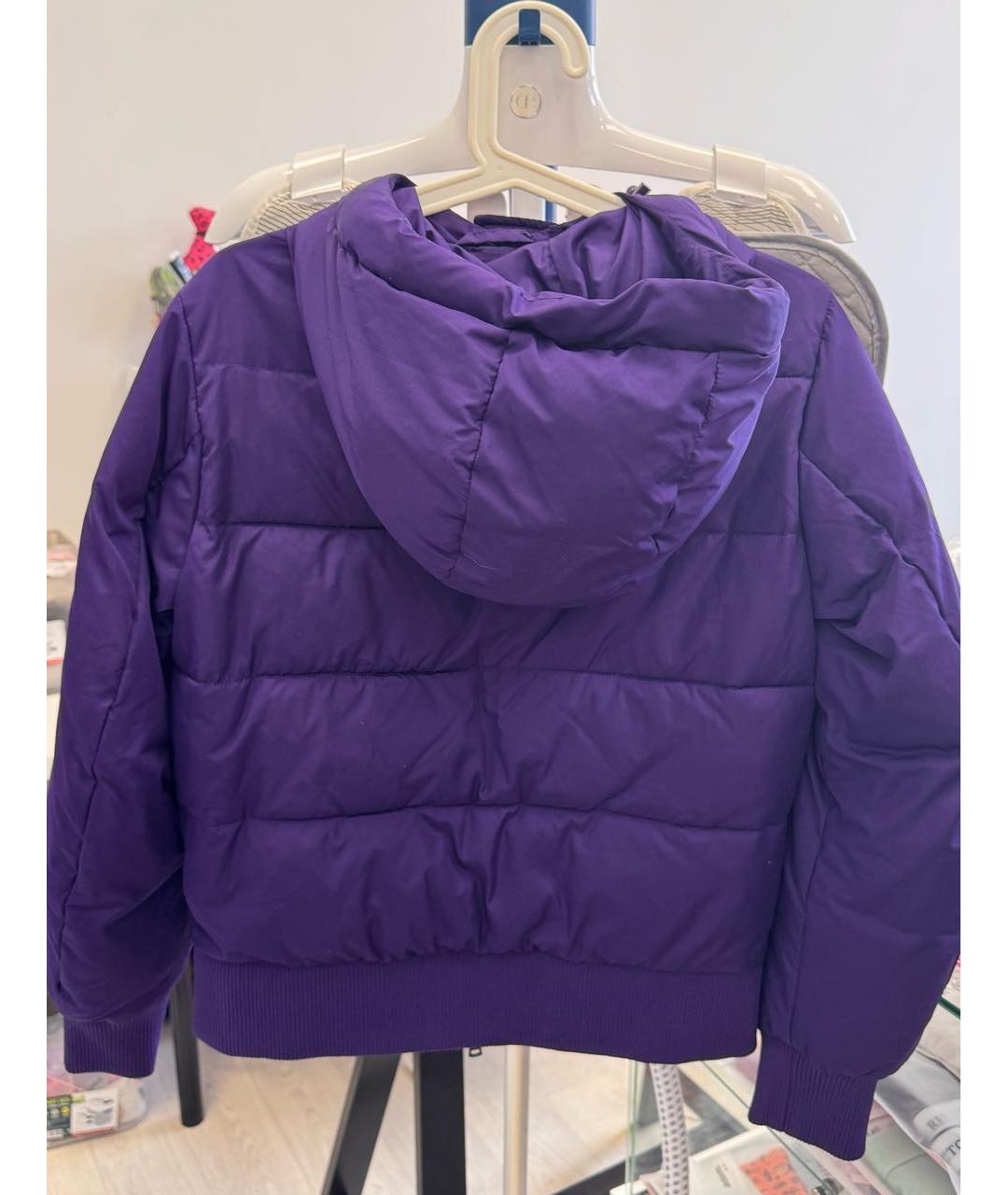 ARMANI EXCHANGE Фиолетовая полиамидовая куртка, фото 7