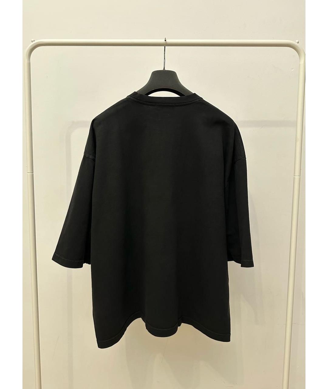 WILLY CHAVARRIA Черная хлопковая футболка, фото 2