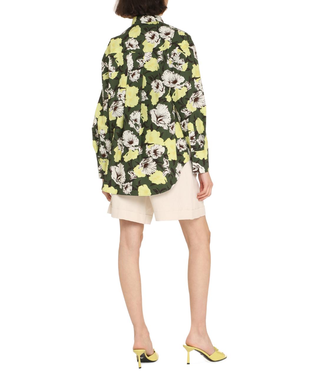 MSGM Мульти хлопковая рубашка, фото 4