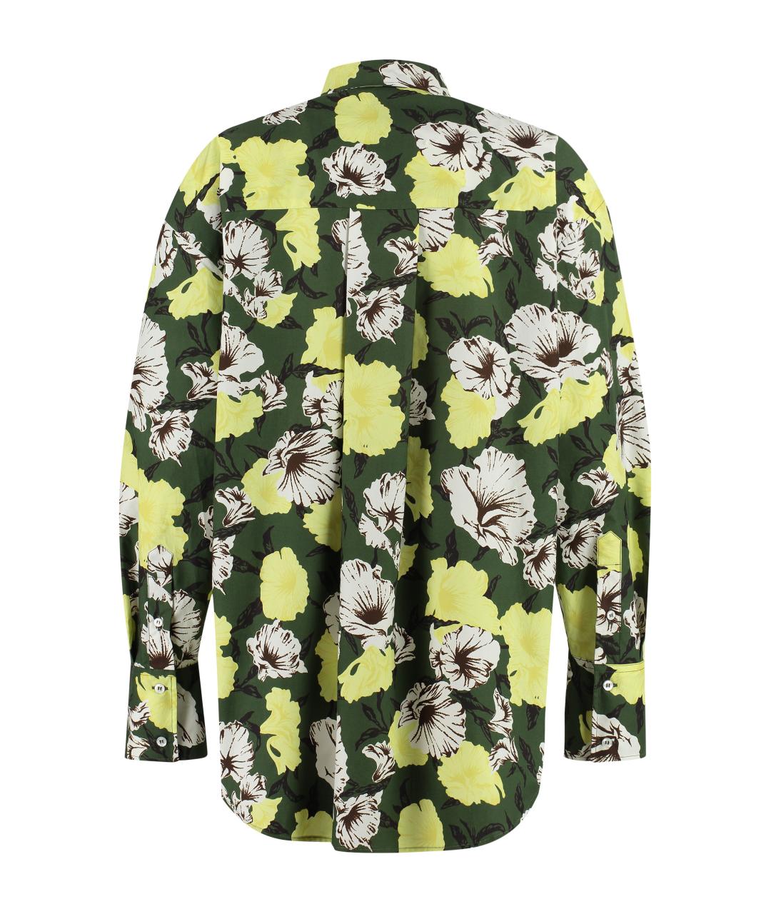 MSGM Мульти хлопковая рубашка, фото 2