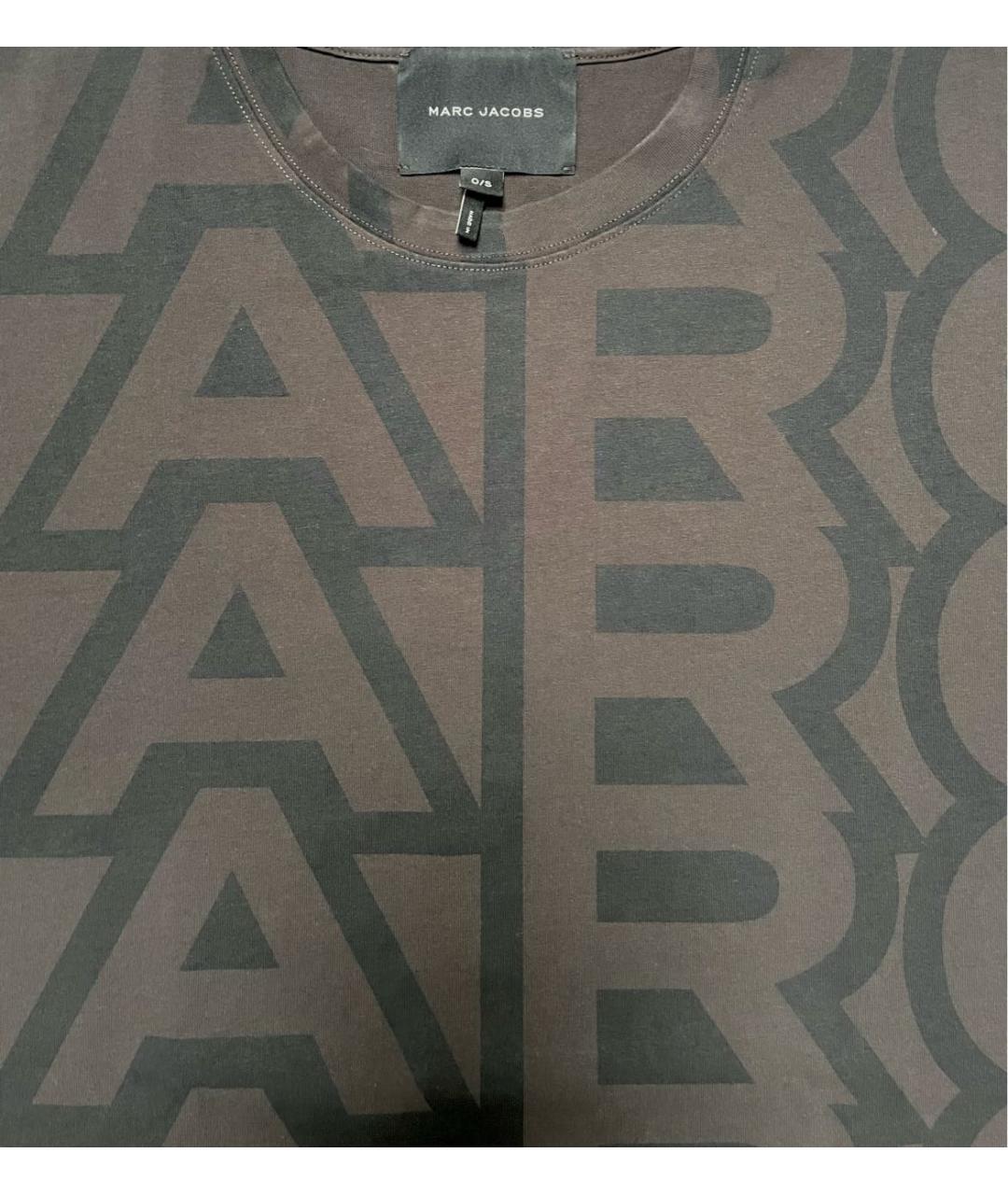 MARC JACOBS Черная хлопковая футболка, фото 4