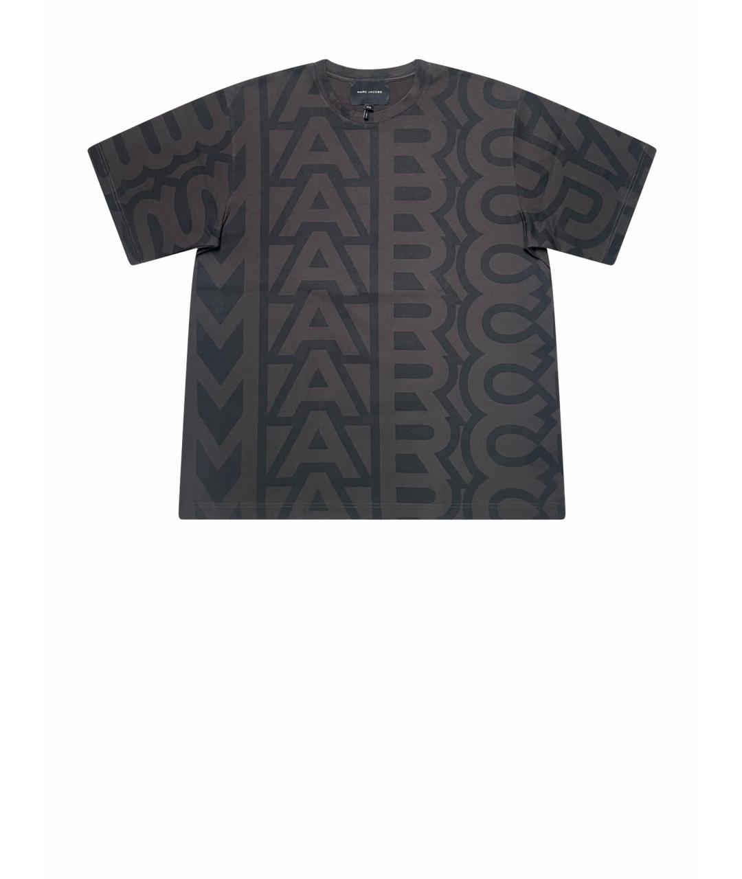 MARC JACOBS Черная хлопковая футболка, фото 1