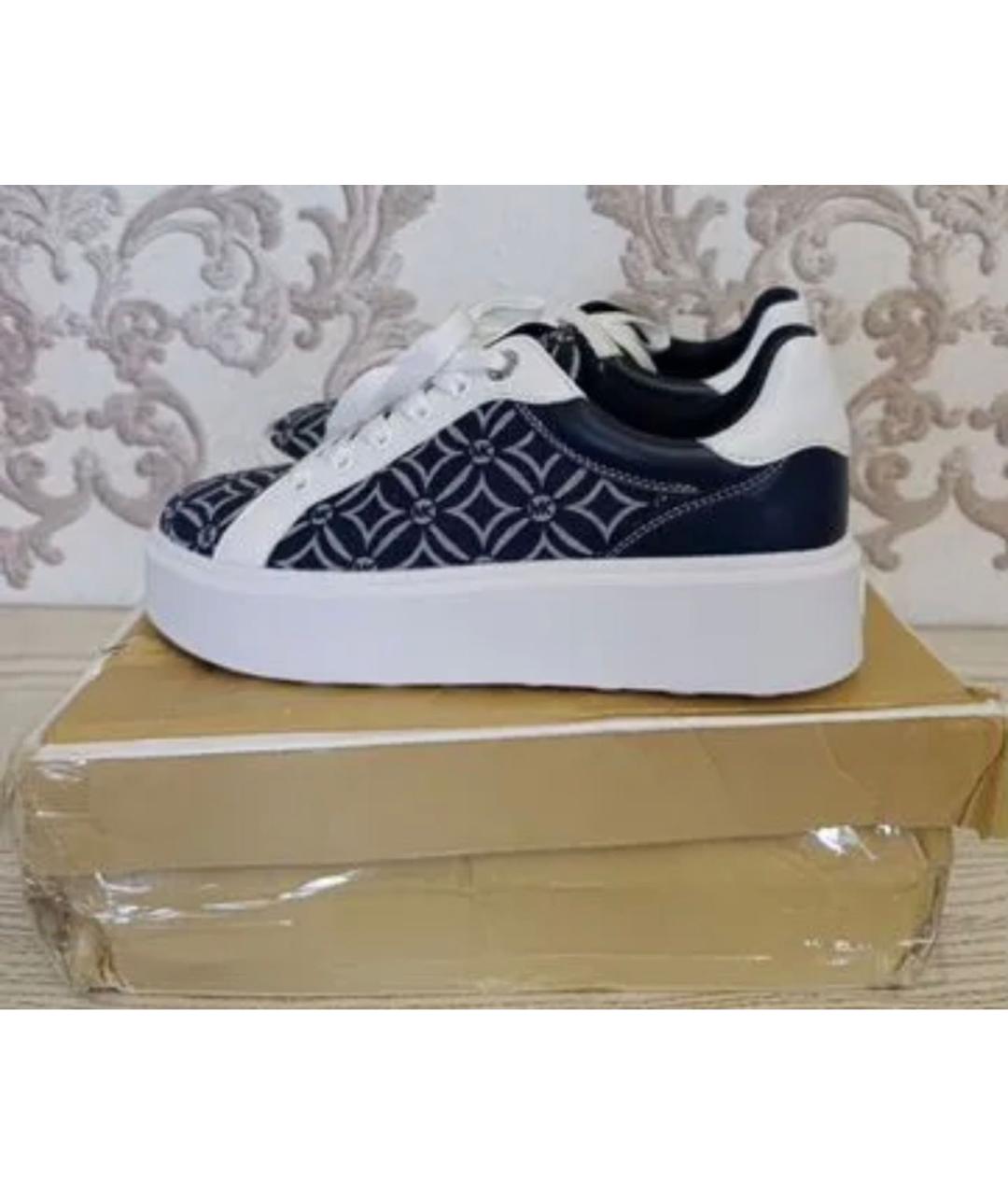 MICHAEL KORS Темно-синие текстильные кеды, фото 6