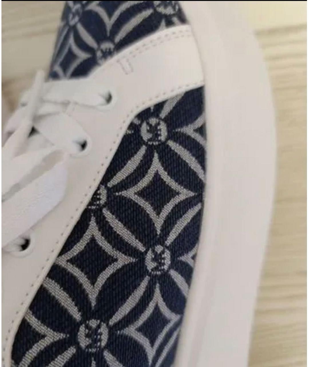 MICHAEL KORS Темно-синие текстильные кеды, фото 3