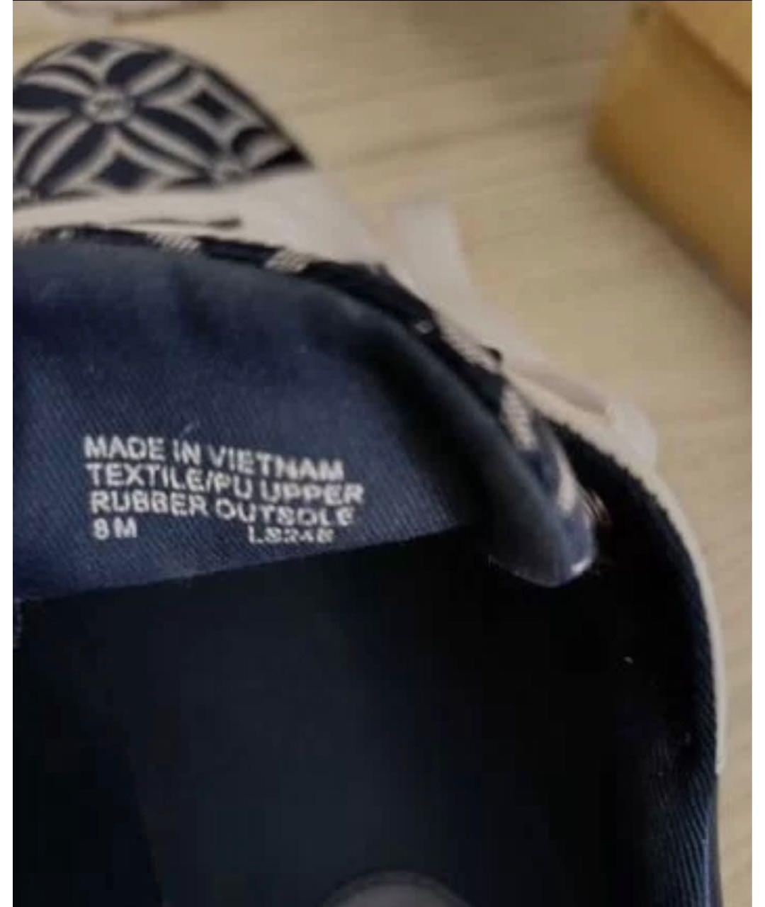 MICHAEL KORS Темно-синие текстильные кеды, фото 5