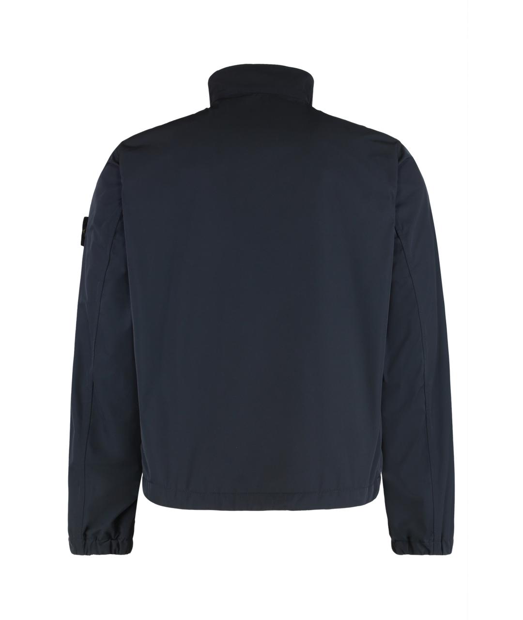 STONE ISLAND Синяя полиэстеровая куртка, фото 2