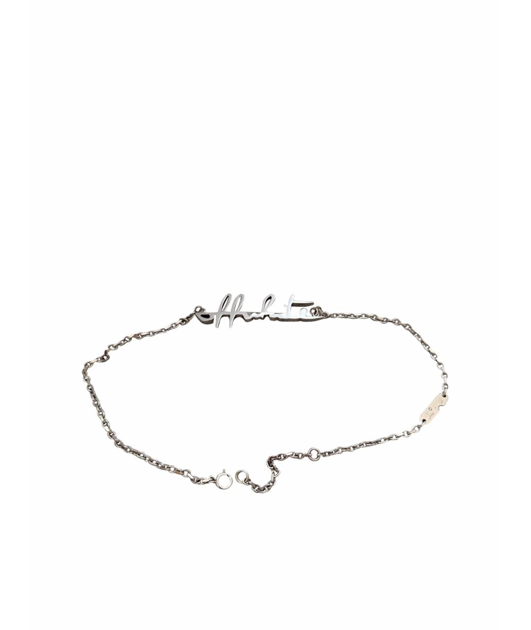 OFF-WHITE Серебрянный металлический чокер, фото 1