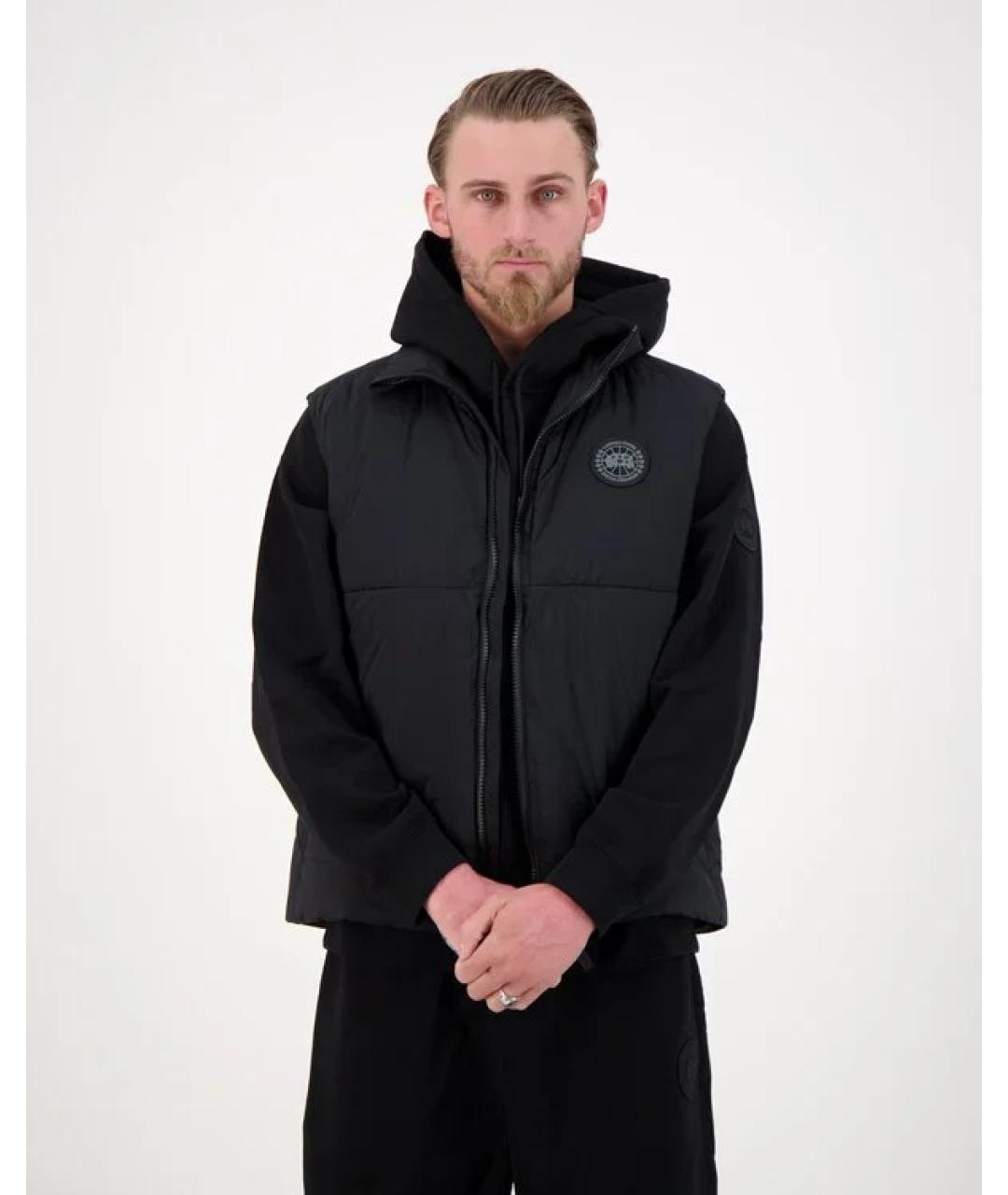 CANADA GOOSE Черный полиамидовый жилет, фото 3