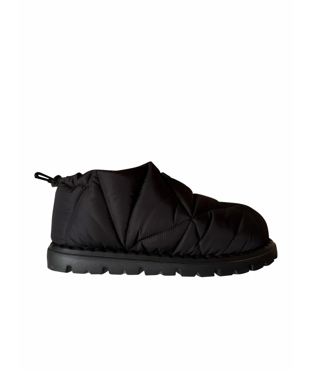 PRADA Черные текстильные полусапоги, фото 1