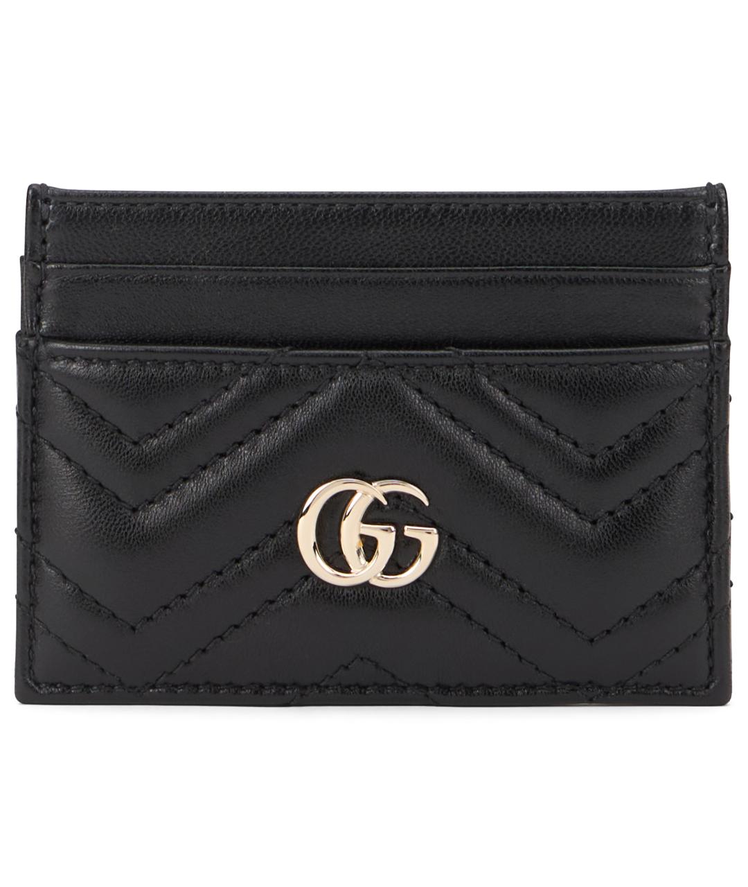 GUCCI Черный кожаный кардхолдер, фото 2