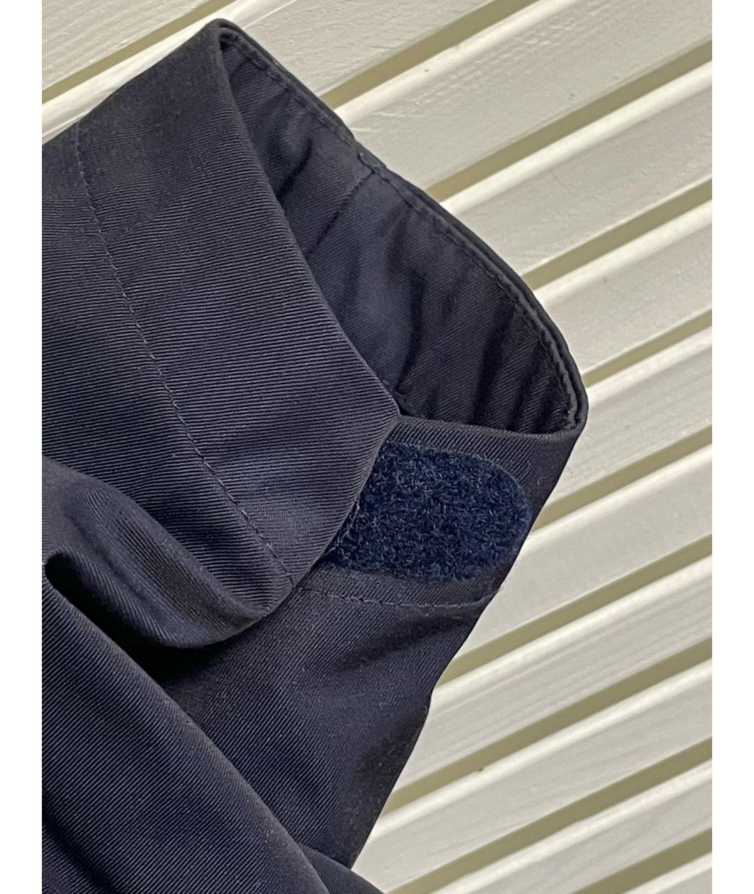 A.P.C. Темно-синяя полиамидовая куртка, фото 8