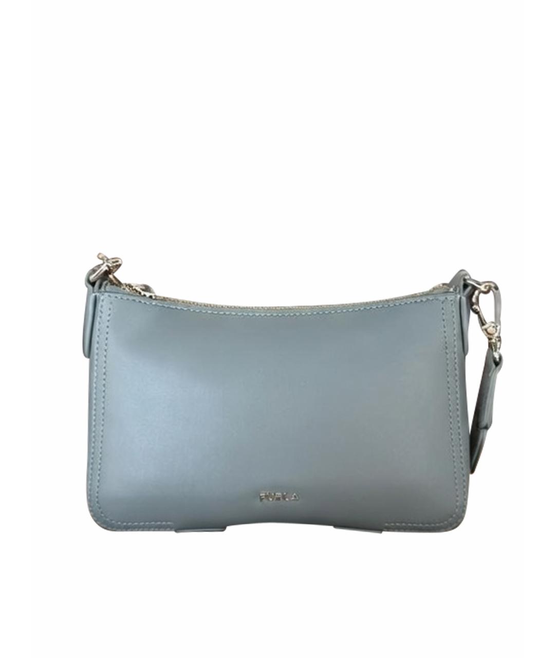 FURLA Зеленая кожаная сумка тоут, фото 1