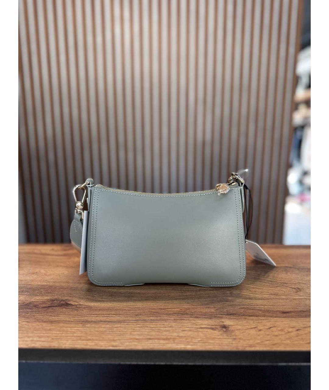 FURLA Зеленая кожаная сумка тоут, фото 3