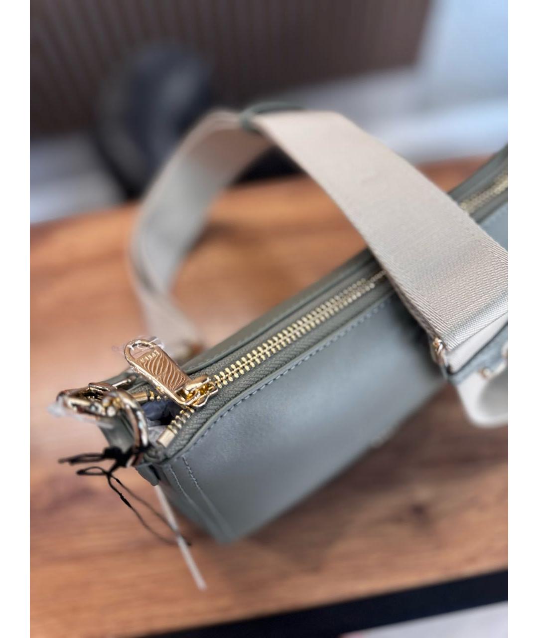 FURLA Зеленая кожаная сумка тоут, фото 4