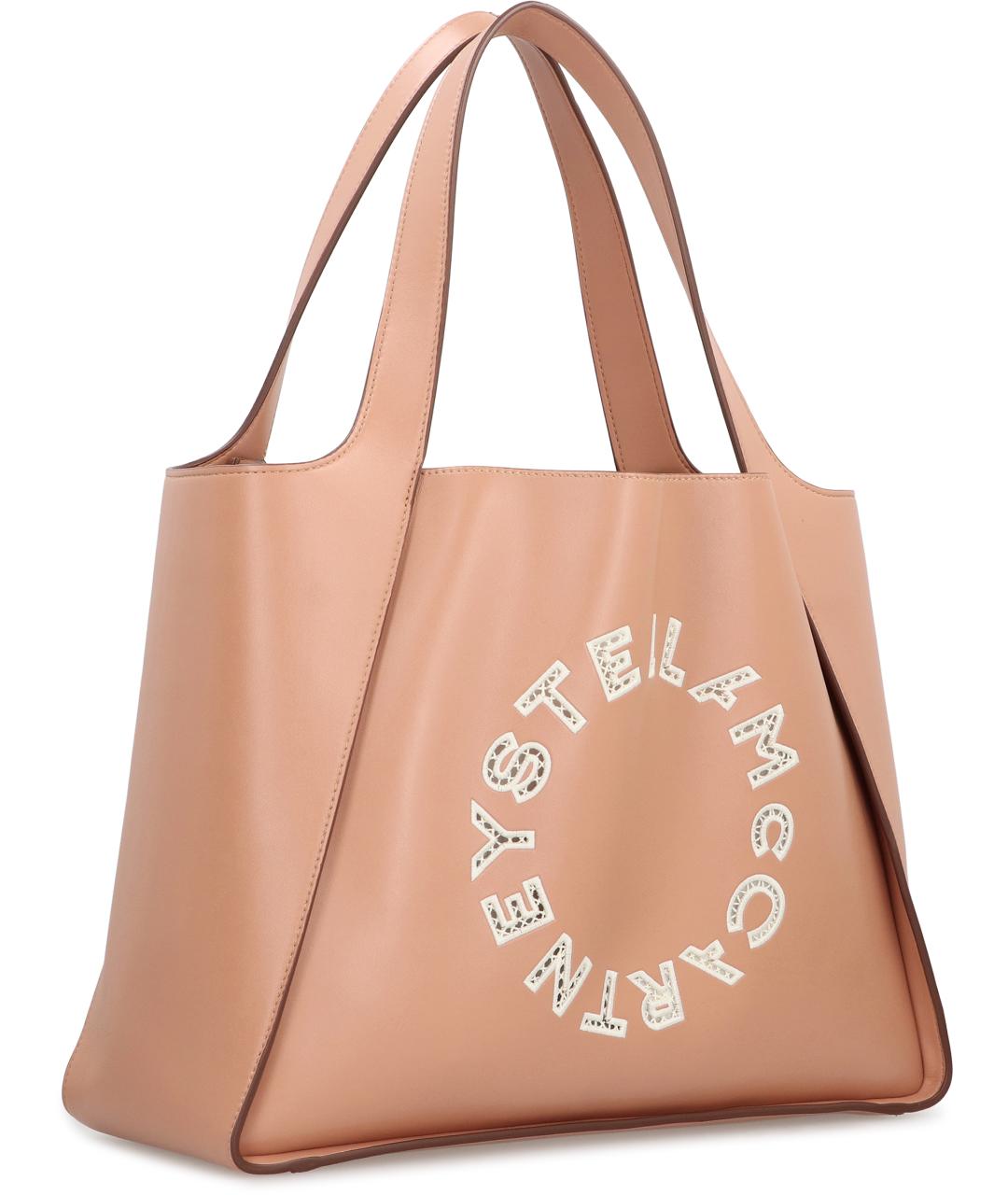 STELLA MCCARTNEY Розовая сумка тоут из искусственной кожи, фото 2