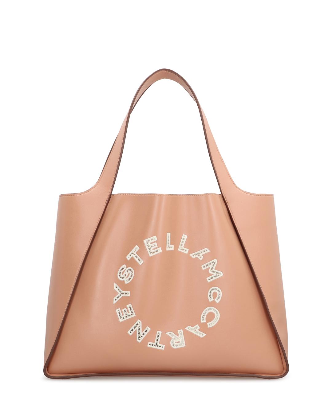 STELLA MCCARTNEY Розовая сумка тоут из искусственной кожи, фото 1