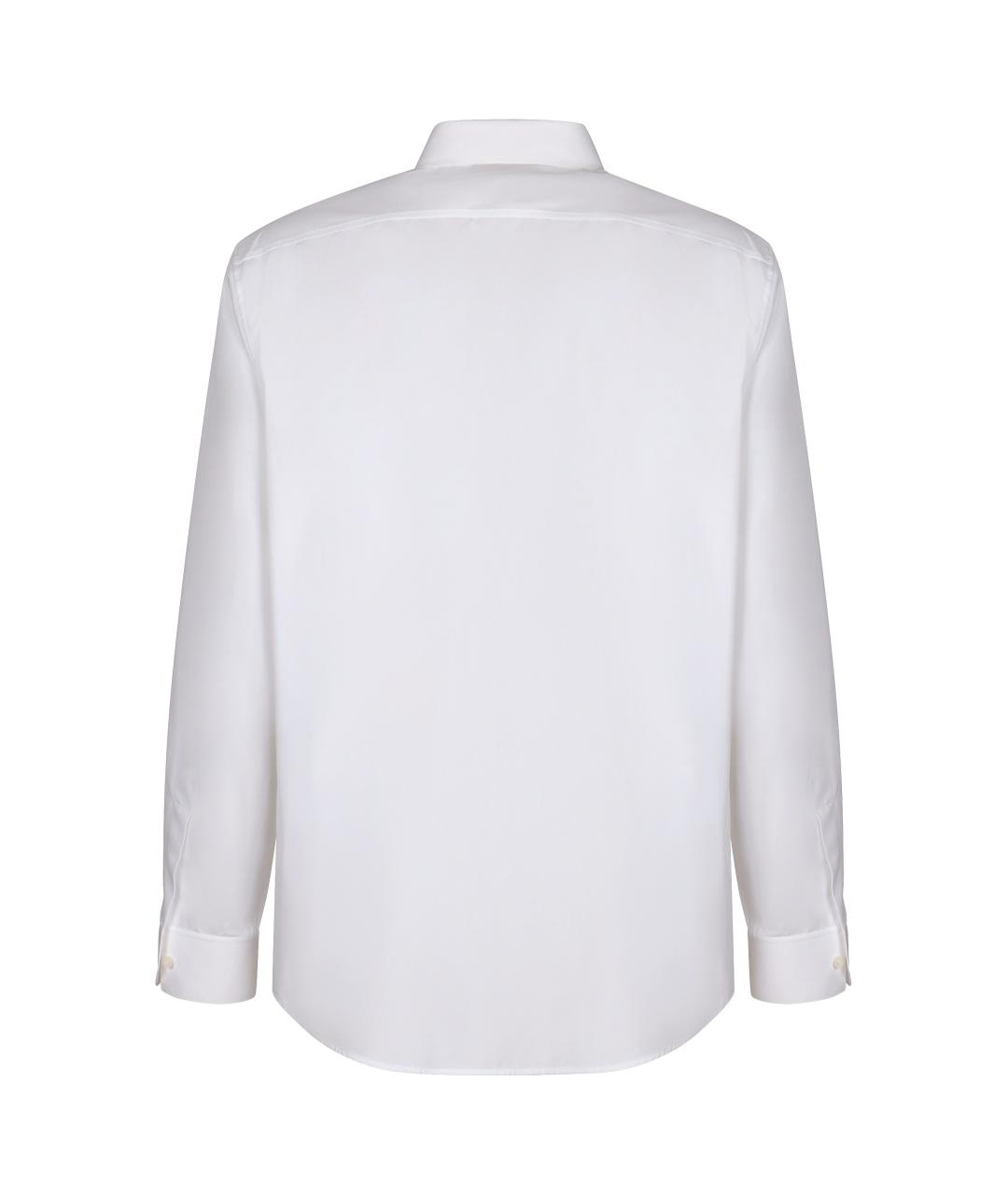 CELINE Белая хлопковая классическая рубашка, фото 2