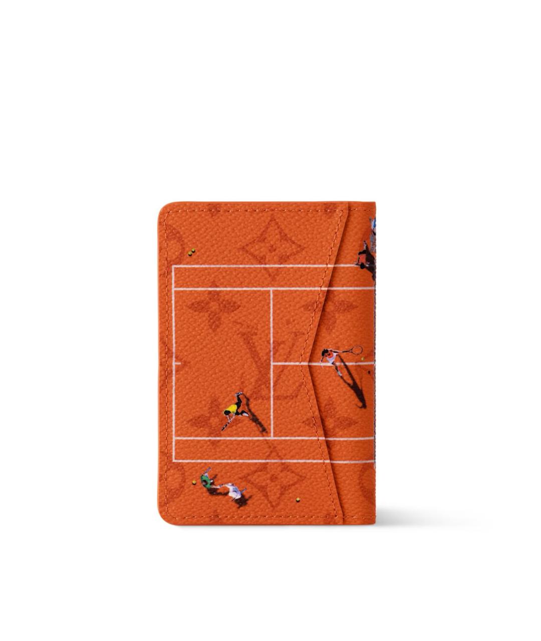 LOUIS VUITTON Оранжевый кардхолдер, фото 3
