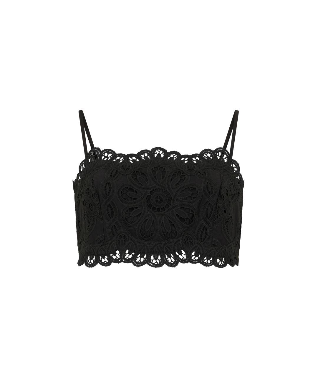 ZIMMERMANN Черная полиэстеровая майка, фото 3