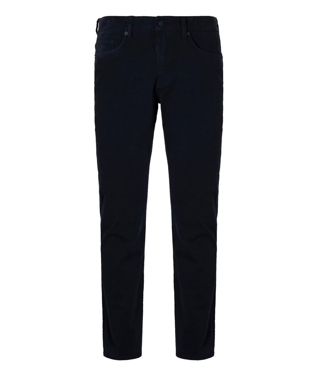 HUGO BOSS Синие хлопковые повседневные брюки, фото 1