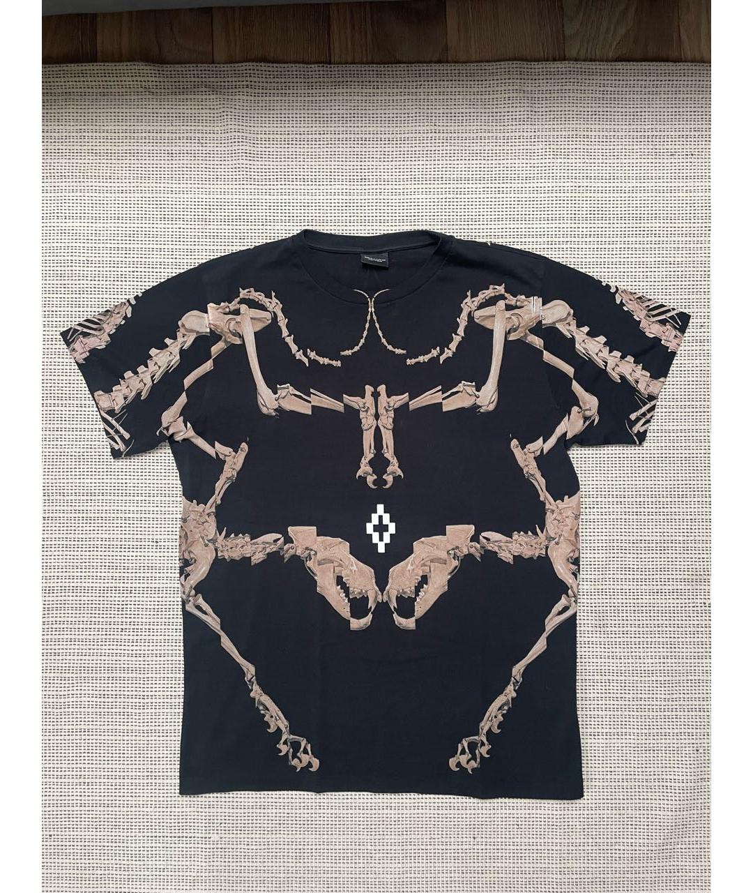 MARCELO BURLON Черная хлопковая футболка, фото 5