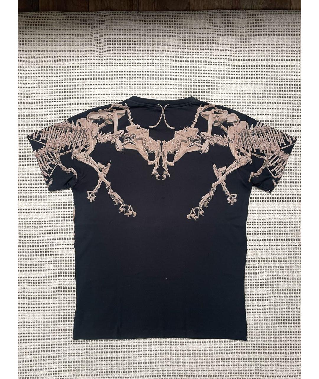 MARCELO BURLON Черная хлопковая футболка, фото 2