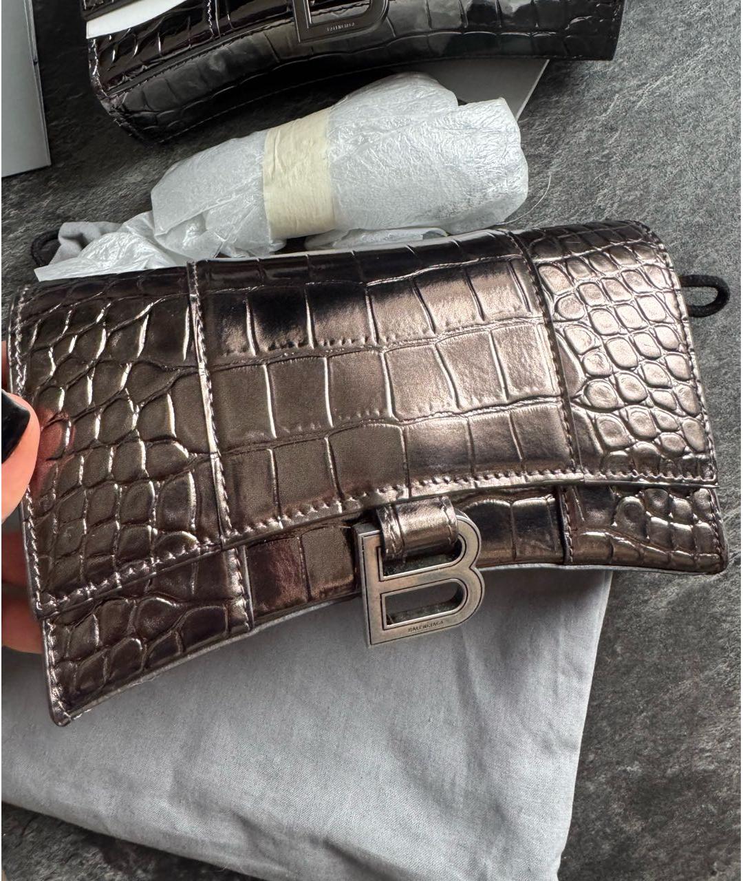 BALENCIAGA Кожаная сумка через плечо, фото 3