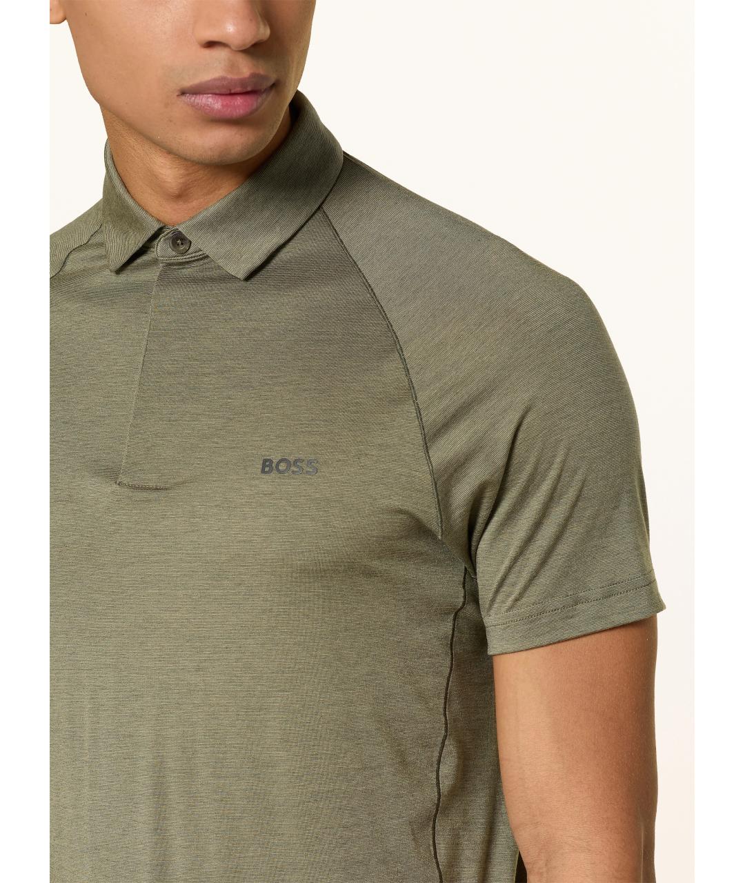 HUGO BOSS Зеленые поло с коротким рукавом, фото 3