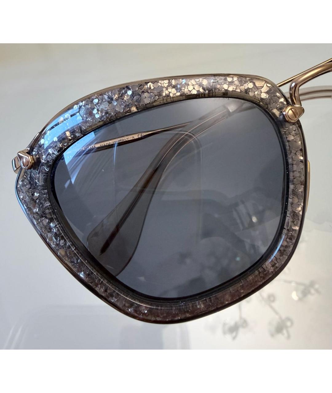MIU MIU Серые солнцезащитные очки, фото 5