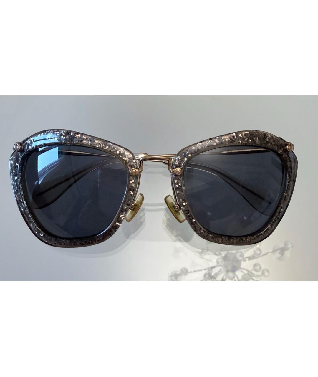 MIU MIU Серые солнцезащитные очки, фото 9