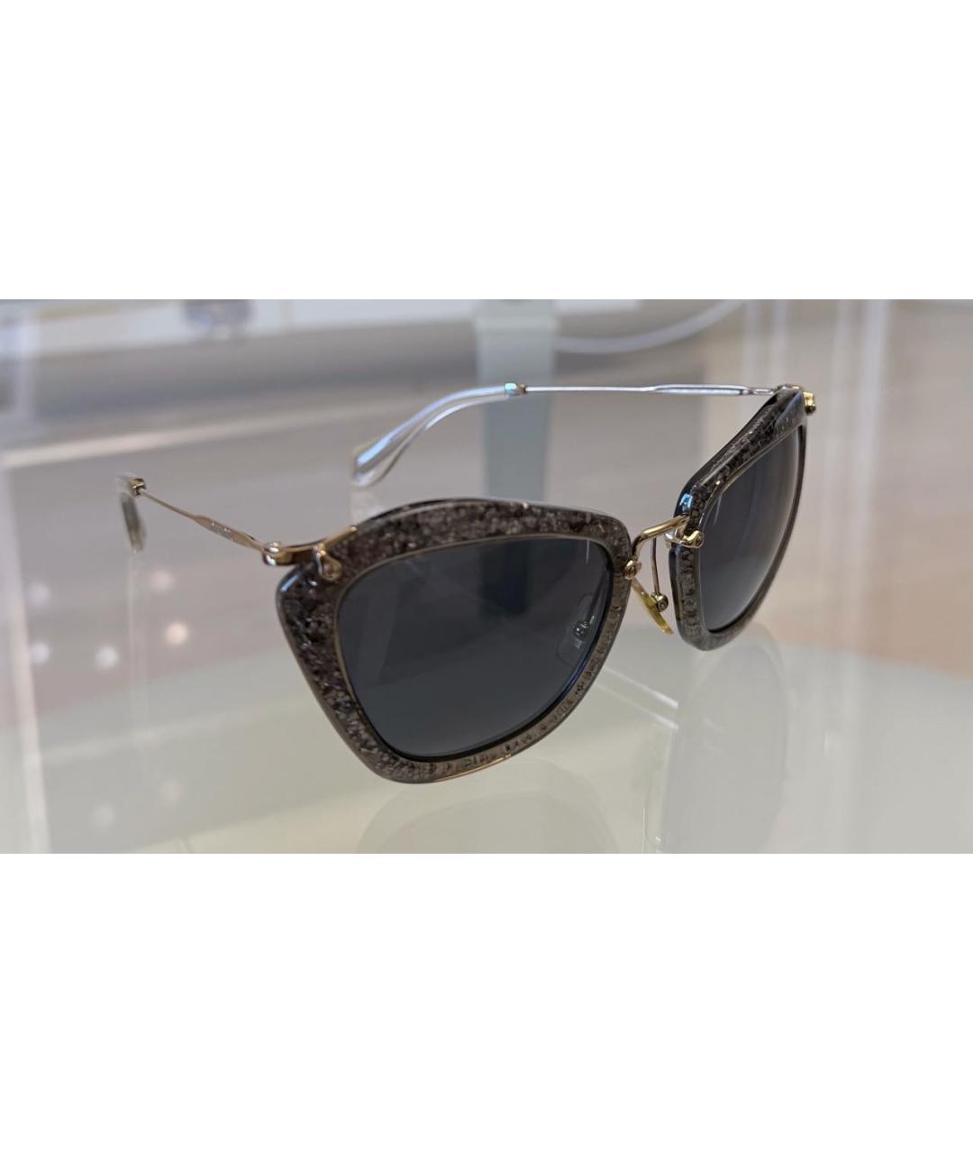 MIU MIU Серые солнцезащитные очки, фото 2