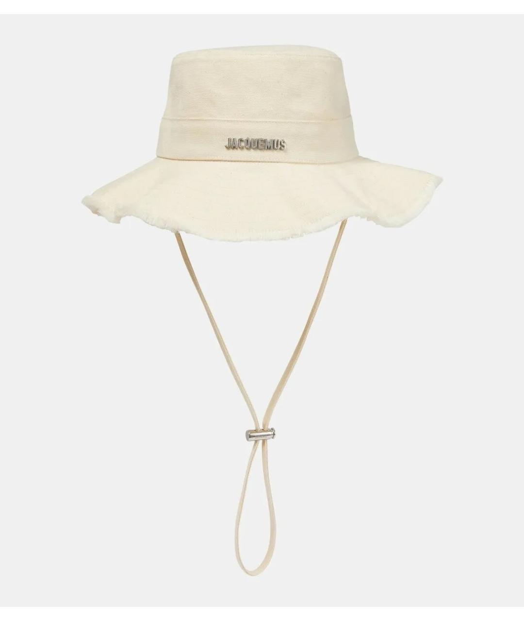 JACQUEMUS Белая хлопковая панама, фото 6