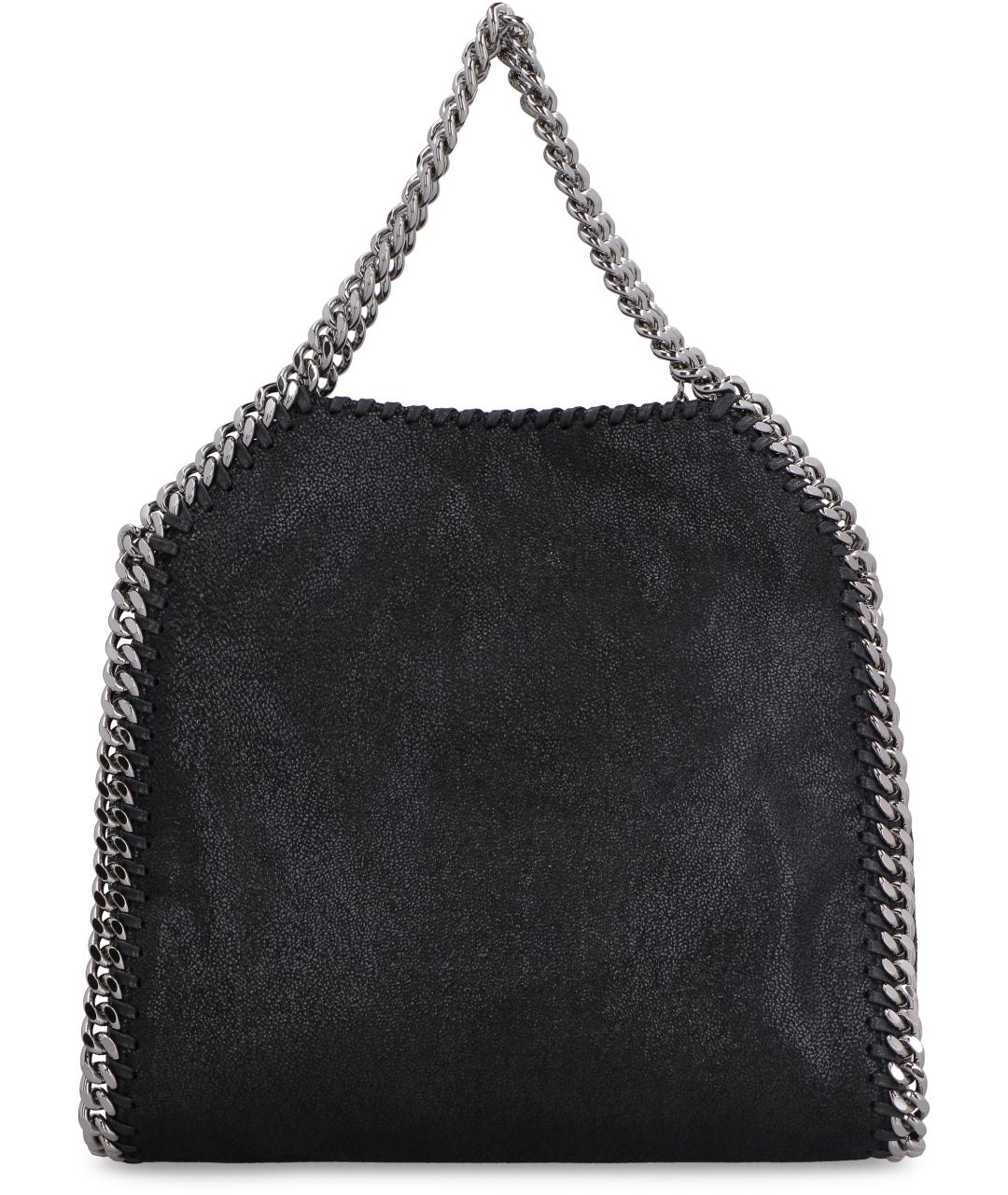 STELLA MCCARTNEY Черная синтетическая сумка тоут, фото 3