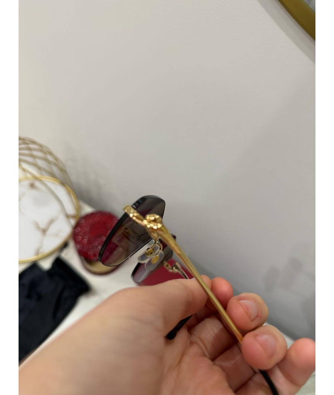 CARTIER Коричневые солнцезащитные очки, фото 3